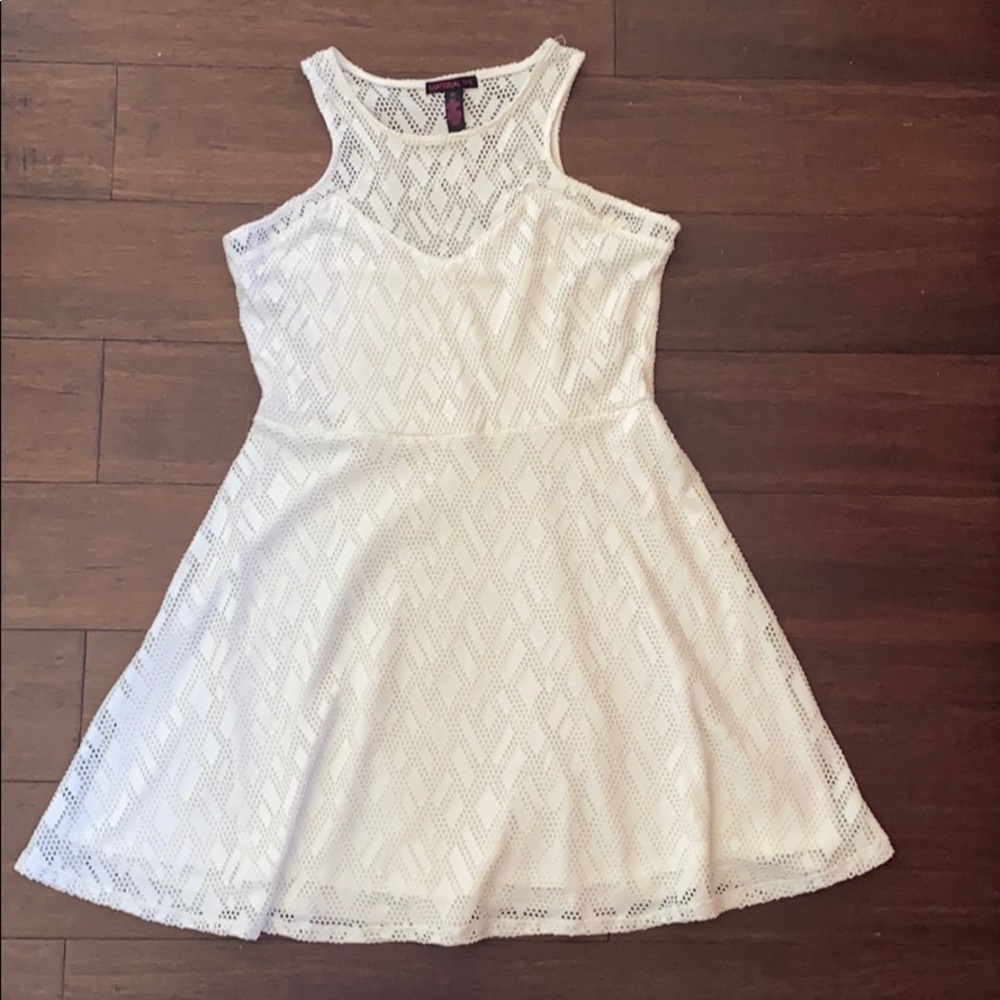 Material Girl fit & flare dress